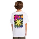 Camiseta Element Jurassic Optic White Niño