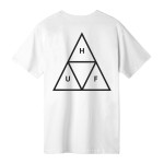 Camiseta HUF Essentials Triple Triangle White