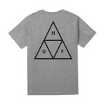 Camiseta HUF Essentials Triple Triangle Grey Heather