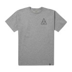 Camiseta HUF Essentials Triple Triangle Grey Heather