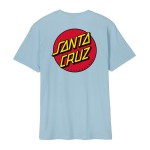 Camiseta Santa Cruz Classic Dot Chest Sky Blue