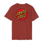 Camiseta Santa Cruz Classic Dot Chest Dark Rust