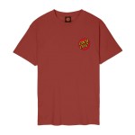 Camiseta Santa Cruz Classic Dot Chest Dark Rust