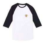 Camiseta Vans Growler Raglan White Black