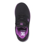 Zapatillas Running DC Shoes Heathrow Black Purple Negras Mujer.