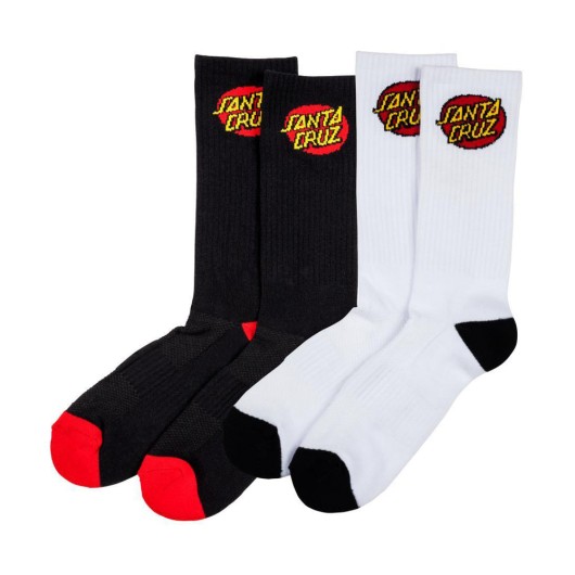 Pack 2 Calcetines Santa Cruz Classic Dot Assorted Niño