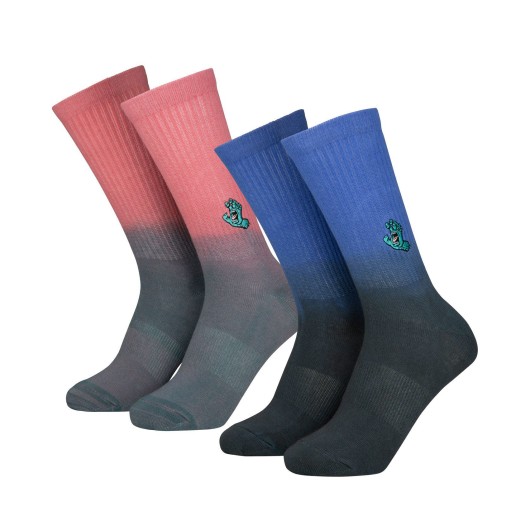 Pack 2 Calcetines Santa Cruz Mini Hand Blue Pink