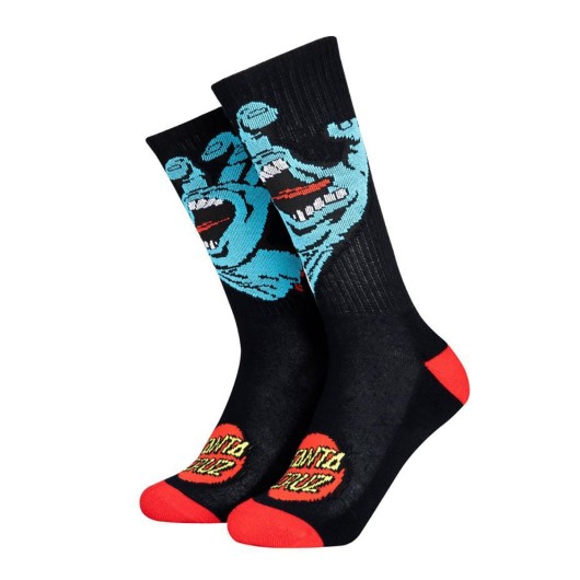 Calcetines Santa Cruz Screaming Hand Black Niño