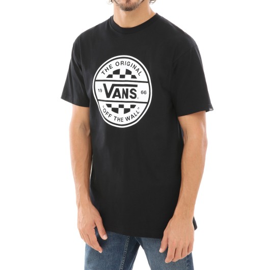 Camiseta Vans Checker Co. II Black White