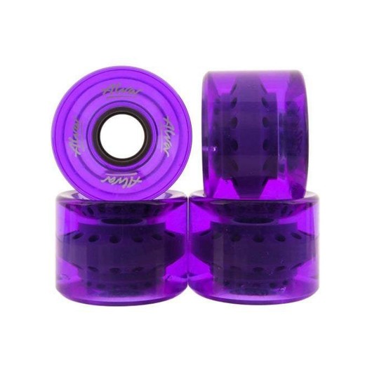 Ruedas Cruiser Alva Clear Purple 60mm Pack 4