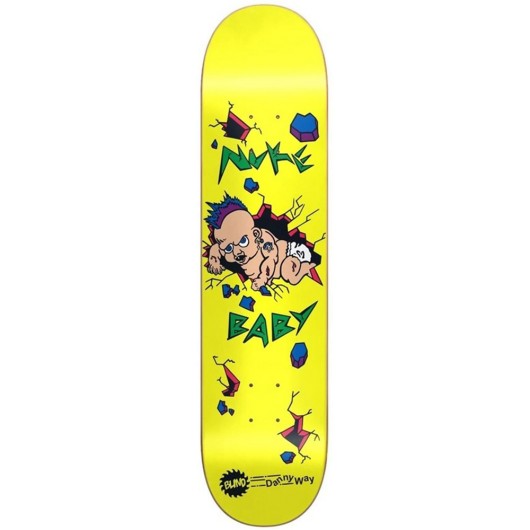 Tabla Skate Blind Danny Way Nuke Baby HT Popsicle Yellow 8.375 + Lija