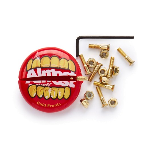 Tornillos Skate Almost Gold Nuts & Bolts in Your Mouth Allen 7/8