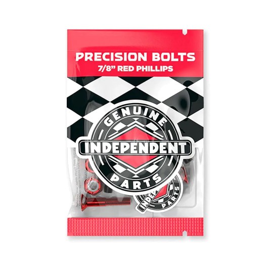 Tornillos Skate Independent Genuine Parts Phillips Black Red 7/8