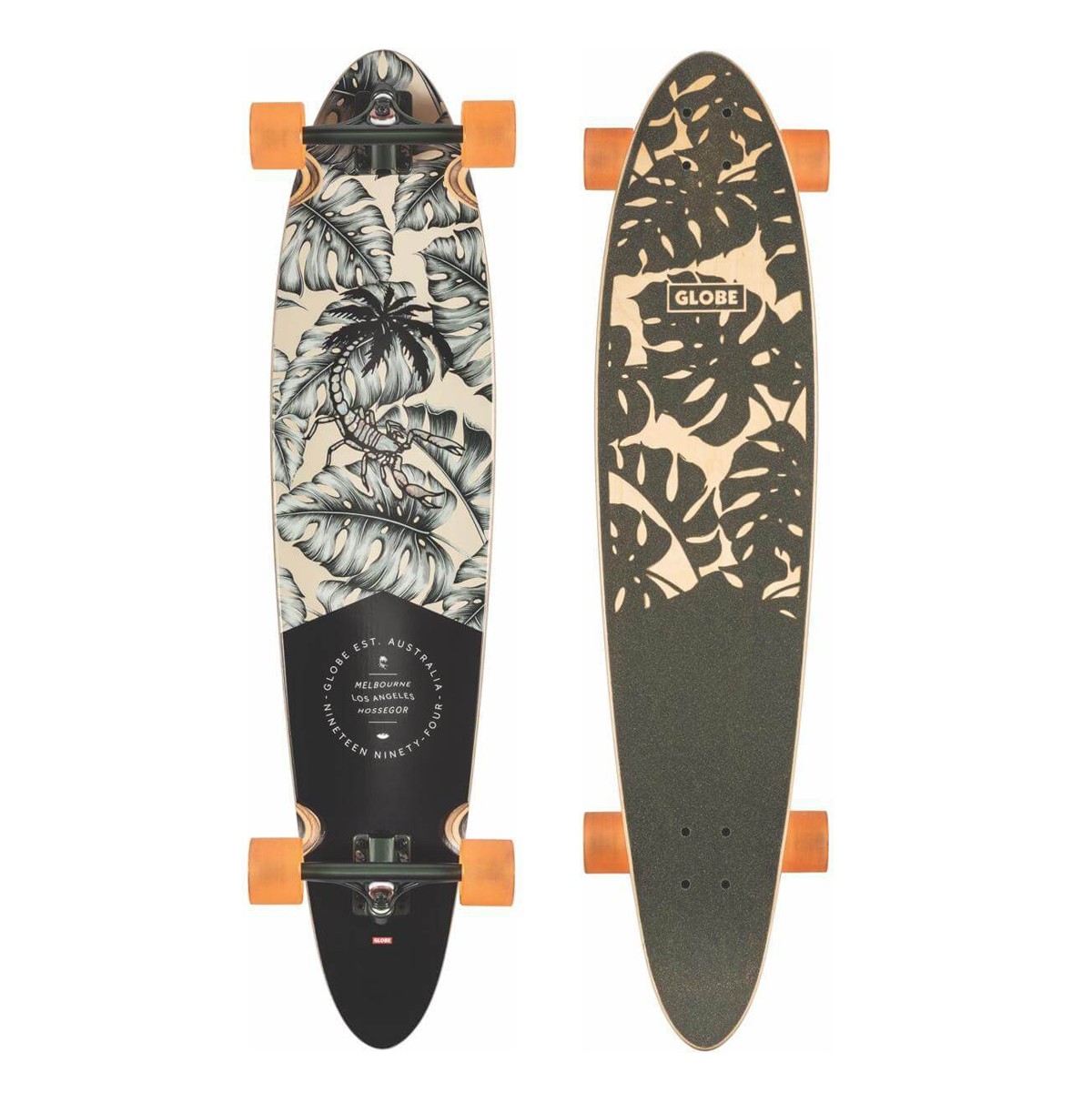 Longboard Globe Pinner Classic Hurricane Leaves 40"