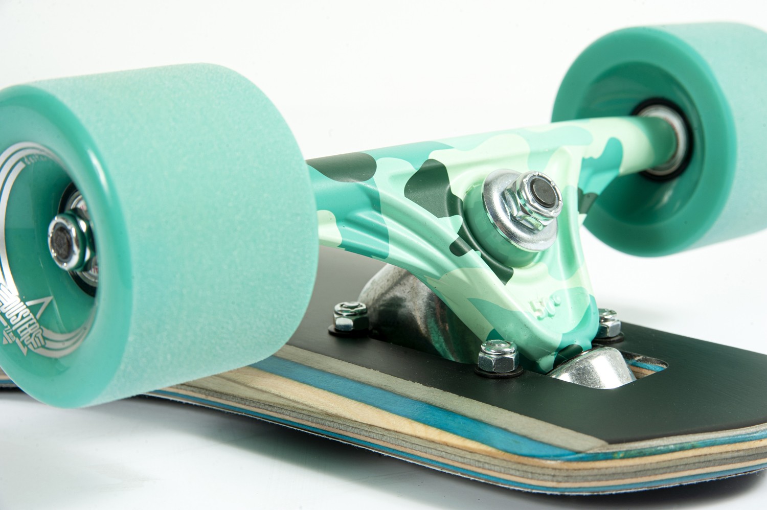 Longboard Dusters  Channel Dragonfly Camo  Teal 34 