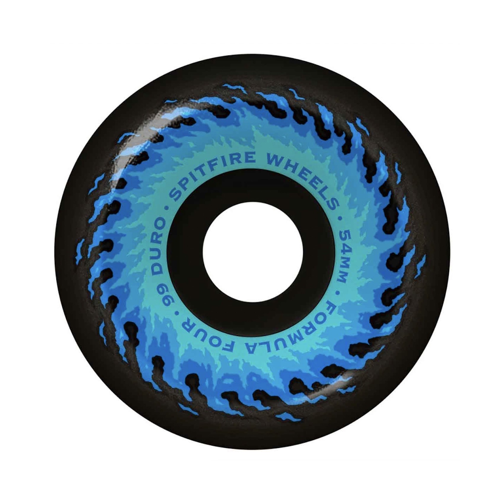 Ruedas Skate Spitfire F4 99du Og Fireball Conical Black 54mm