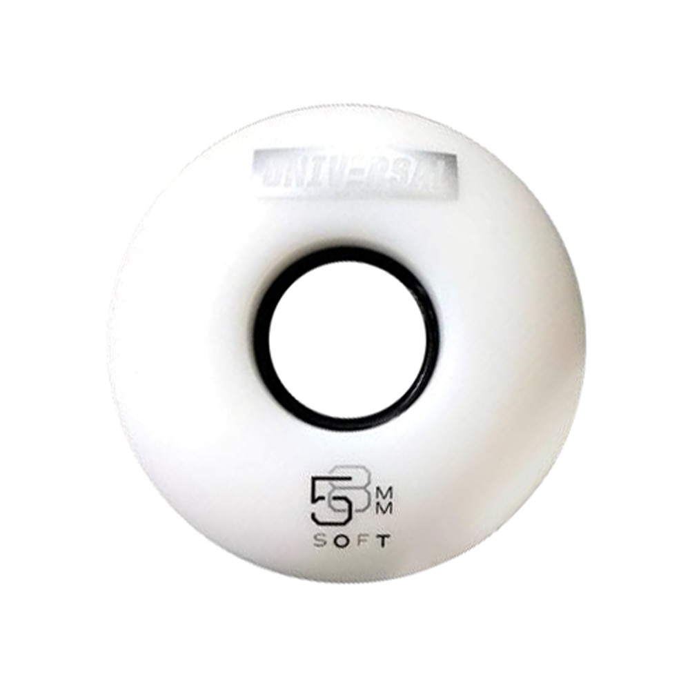 Ruedas Skate Universal Soft White 58mm 85A Pack 4