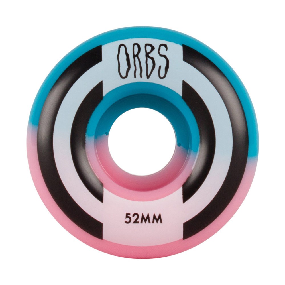 Ruedas Skate Welcome Orbs Apparitions Round Pink Blue Split 99A 52mm Pack 4
