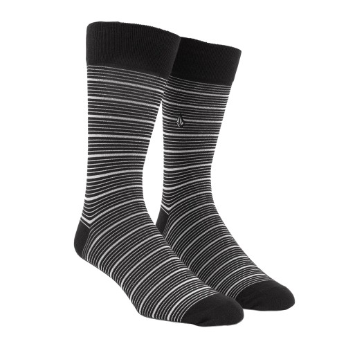 Calcetines Volcom True Socks Black White