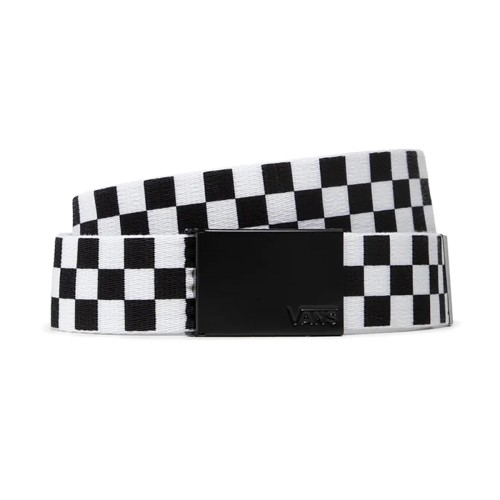 Cinturón Vans Deppster II Web Checkerboard Black White Niño