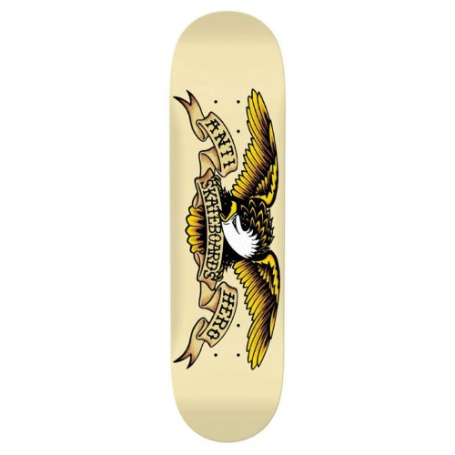 Tabla Skate Antihero Classic Eagle Cream 8.62 + Lija