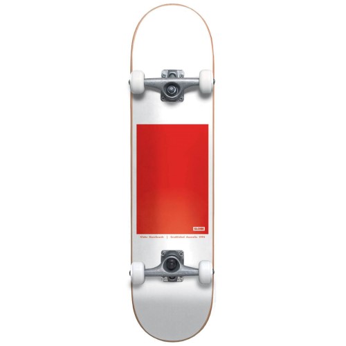 Tabla Skate Completa Globe G0 Block Serif White Red 8.0