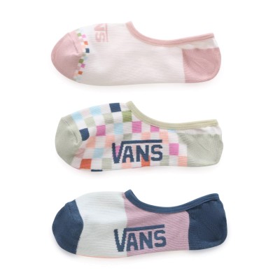 Pack 3 Calcetines Vans Check Yes Canoodle Rose Smoke