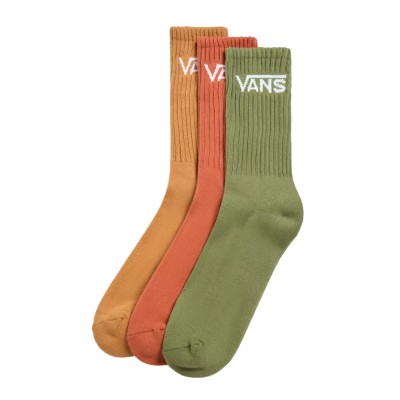 Pack 3 Calcetines Vans Classic Crew Brown Sugar