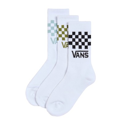 Pack 3 Calcetines Vans Classic Check Crew Gray Mist