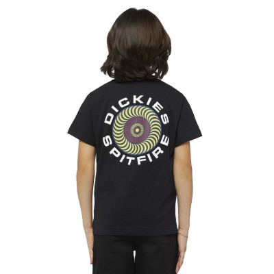 Camiseta Dickies X Spitfire Black Niño