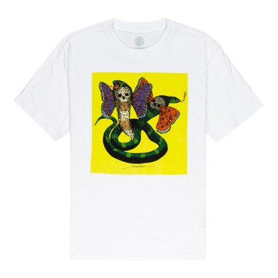 Camiseta Element Hirotton Snake Optic White