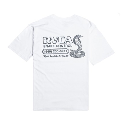 Camiseta RVCA Snake Control White