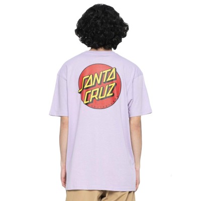 Camiseta Santa Cruz Classic Dot Chest Digital Lavender