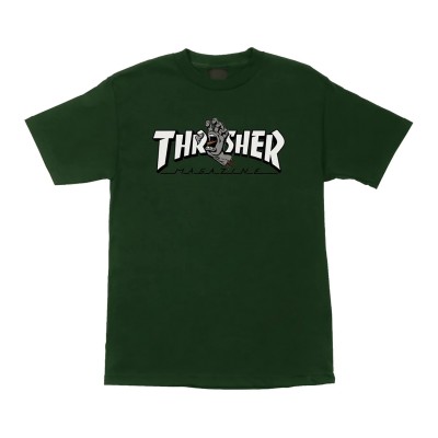 Camiseta Santa Cruz Thrasher Screaming Logo Forest