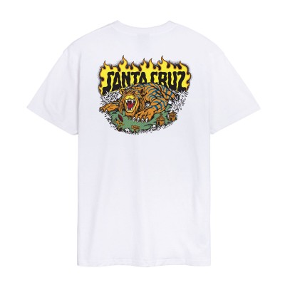 Camiseta Santa Cruz Salba Tiger Redux White