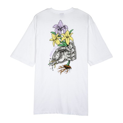 Camiseta Santa Cruz Wooten Bionic Oversized White