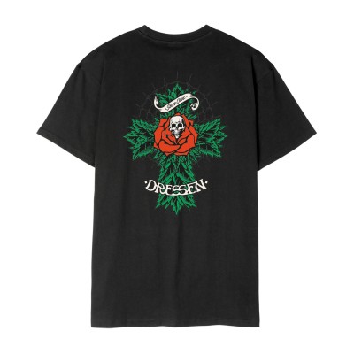 Camiseta Santa Cruz Dressen Rose Cross Black