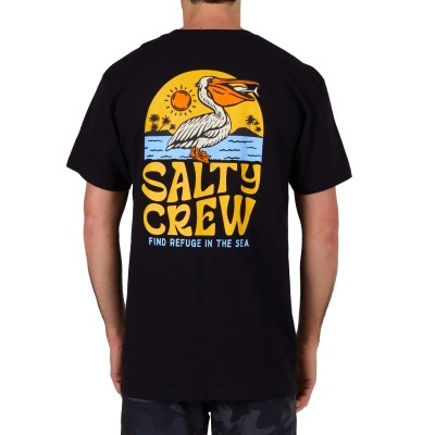 Camiseta Salty Crew Seaside Black