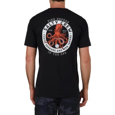 Camiseta Salty Crew Deep Reach Black