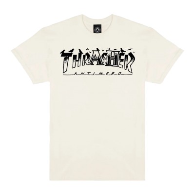 Camiseta Thrasher X Antihero Pigeon Natural