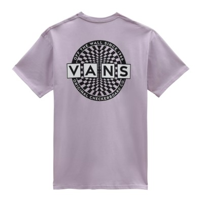 Camiseta Vans Warped Checkerboard Log Lavender Frost
