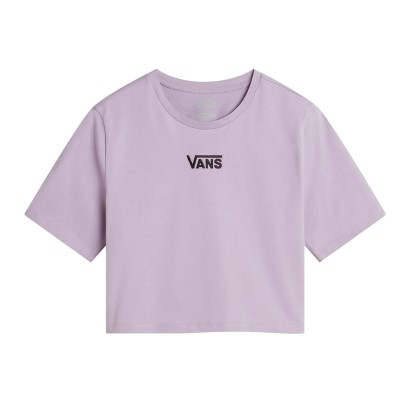 Camiseta Vans Flying V Crew Crop II Lavender Mist