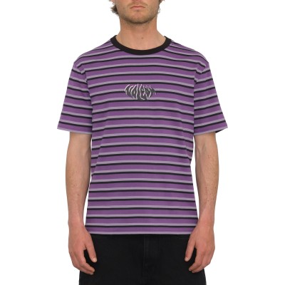 Camiseta Volcom Rayeah Stripes Deep Purple
