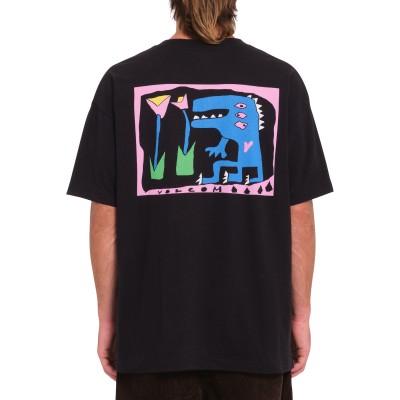 Camiseta Volcom Arthur Dino Black