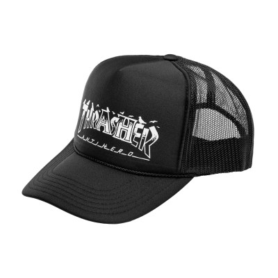 Gorra Thrasher X Antihero Pigeon Mag Mesh Black