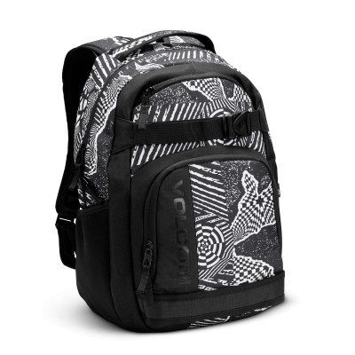 Mochila Volcom Everstone Skate Black White