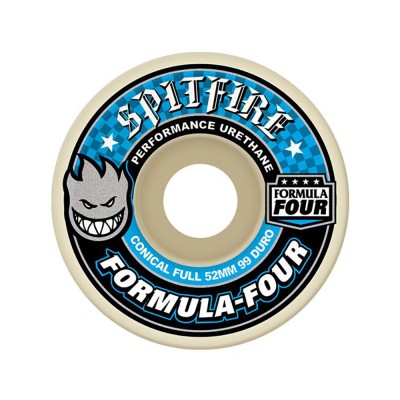 Ruedas Skate Spitfire F4 99DU Conical Full Blue 58mm Pack 4