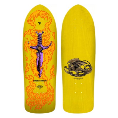 Tabla Skate Powell Peralta Bones Brigade Guerrero Yellow 15 9.75