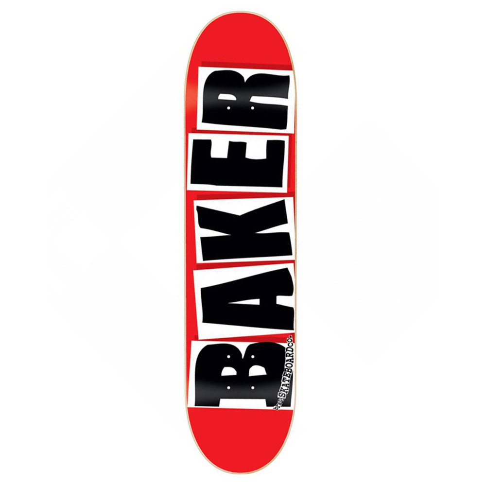 cuenta Factura comida Tabla Skate Baker Brand Logo White 8.3 + Lija