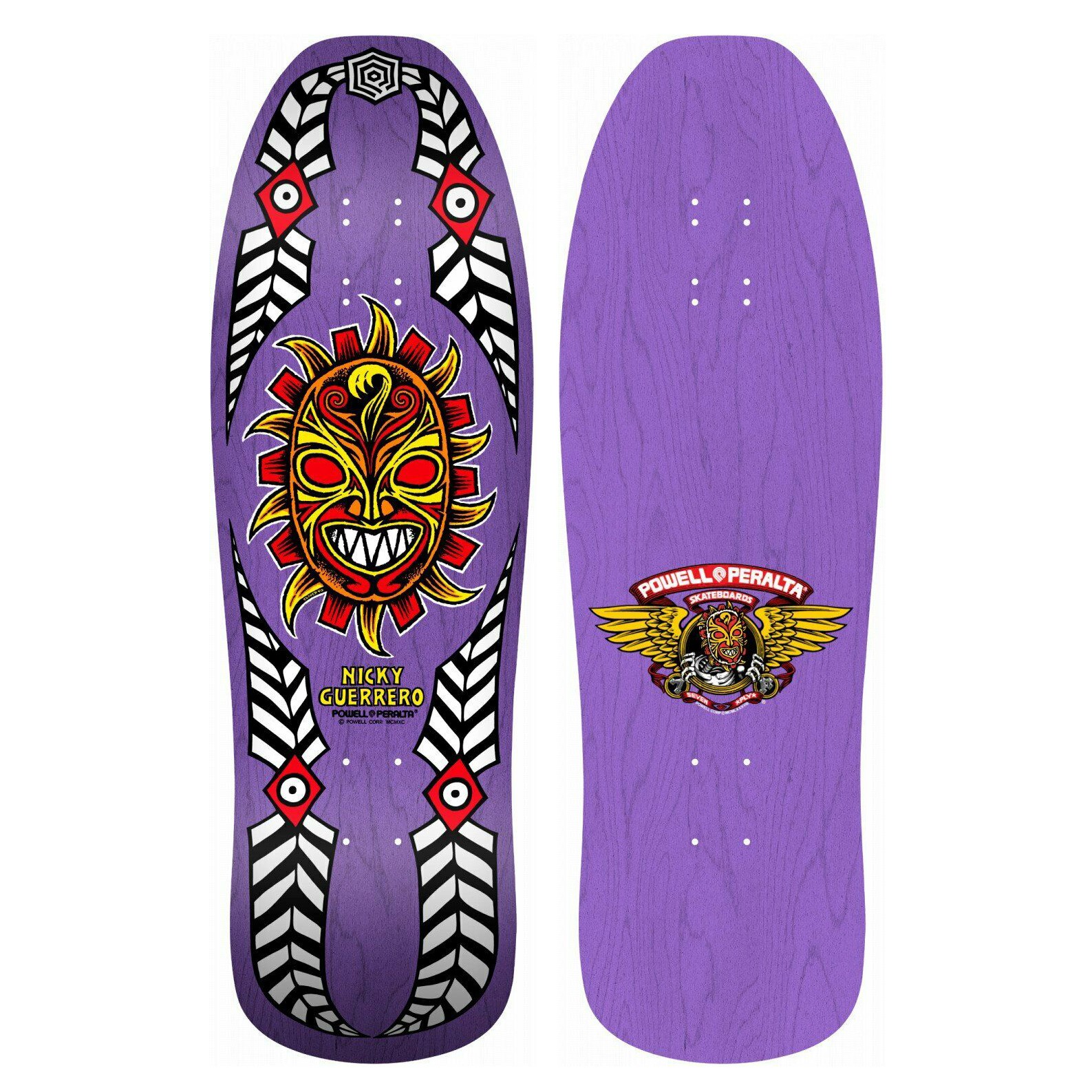 Tabla Skate Powell Peralta Nicky Guerrero Mask 05 Purple 10.0